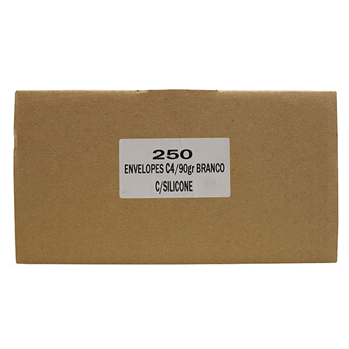 Envelopes C4 229X324mm 90gr Brancos Cx.250