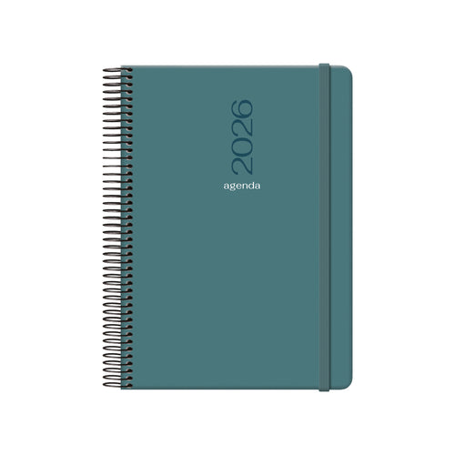 Agenda 2026 Diária Espiral Évora A5 Cores Sortidas