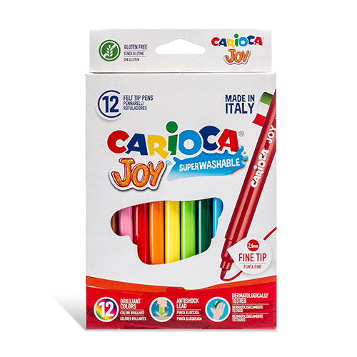 Marcadores Feltro Carioca Joy - Emb.12
