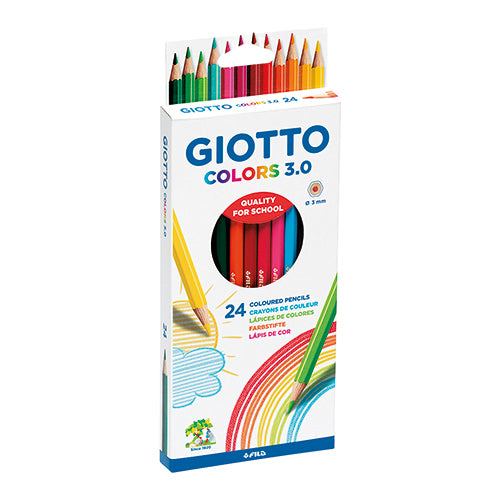 24 Lápis Cor Longos Giotto Colors