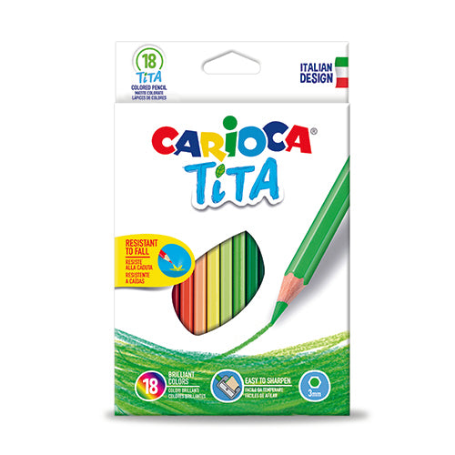 18 Lápis Cor Longos Carioca Tita