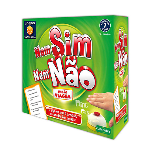 Jogo Concentra Nem Sim Nem Não Edição Viagem