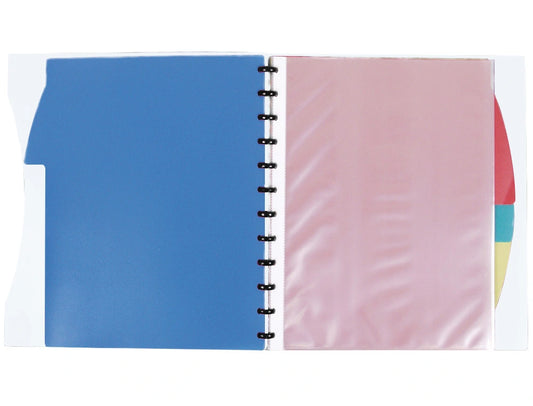 Portfólio A4 40 Bolsas, Envelope e Separadores Transparente