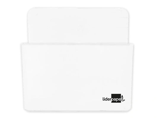 Porta Lapis Liderpapel Plastico Magnetico Branco 125x75x40mm