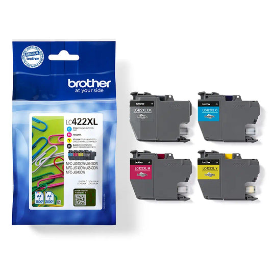 Tinteiro Brother LC 422XL - pack 4 cores LC422XLVAL