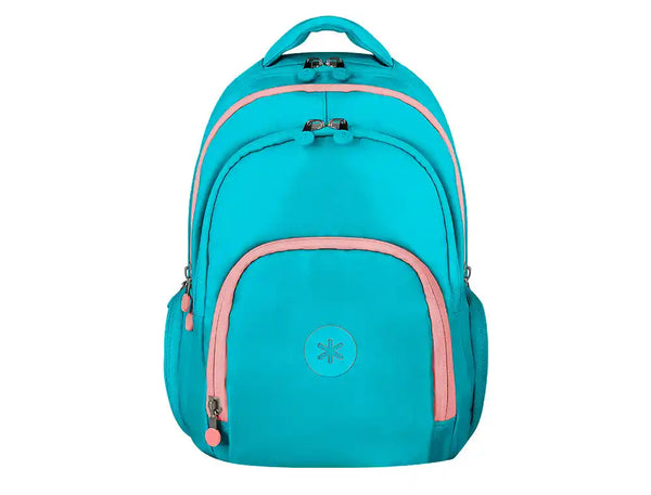 Mochila Antartik Multibolso 19L Portátil e Tablet Turquesa