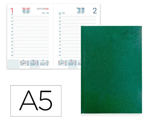 Agenda 2026 Diária Corfu 15x21cm Verde