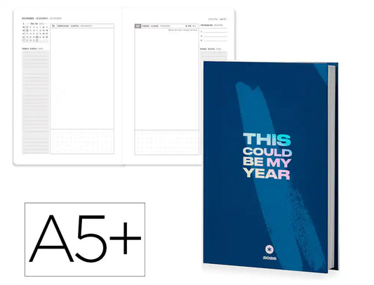 Agenda 2026 Diária Antartik My Year A5+ Azul