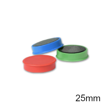 Magnetos 25mm Cores Sortidas Pack 10un