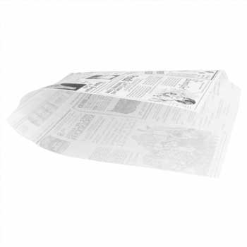 Sacos Papel Anti-Gordura (Abertos) Branco 16x16,5cm 500un