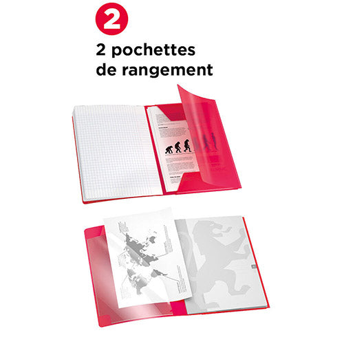 Caderno Agraf A4 48fls Oxford Easybook 3em1 Pautado Roxo