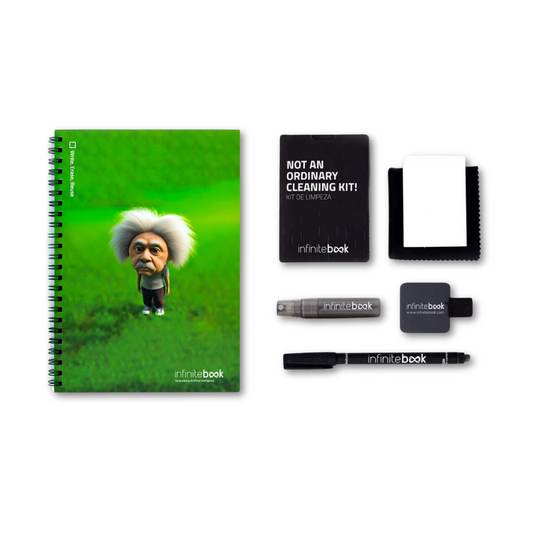 Starter Kit Caderno Infinitebook A5 Einstein AI