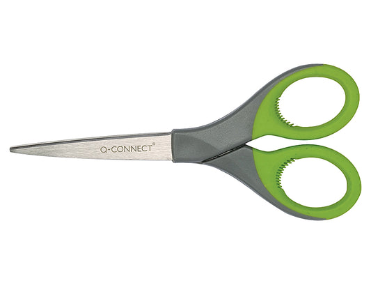 Tesoura Escritorio Q-connect Cabo em Borracha 7" 17 cm