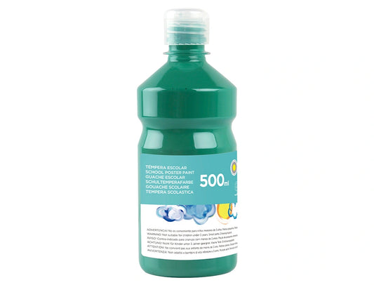 Guache Escolar 0,5L Verde Escuro