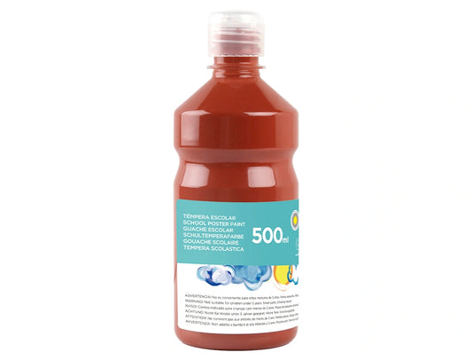 Guache Escolar 0,5L Castanho