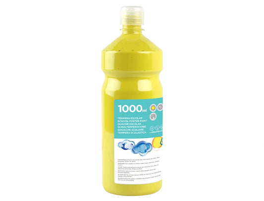 Guache Escolar 1L Amarelo Limão