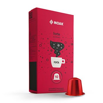 Café Cápsulas p/ Nespresso MOAK Forte Rock 2X10un