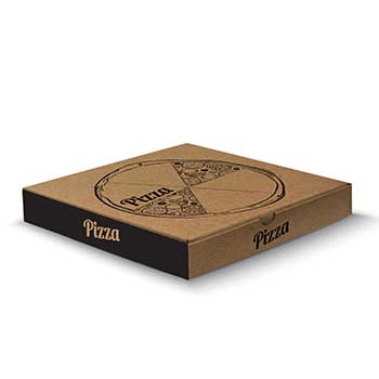 Caixa Pizza Cartão Kraft 360x360x35mm 100un