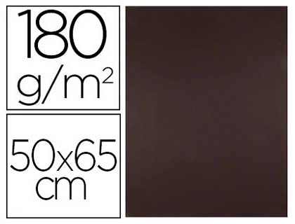 Cartolina 50X65mm 180gr Castanho 25uni