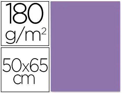 Cartolina 50X65mm 180gr Púrpura Pack 25uni