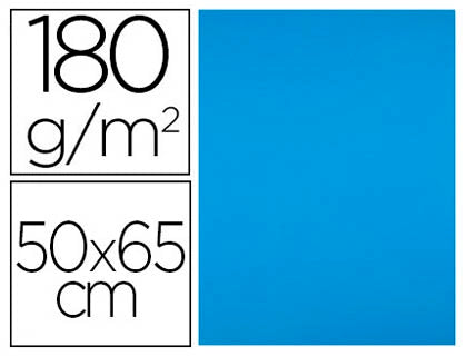 Cartolina 50X65mm 180gr Turquesa Pack 25uni