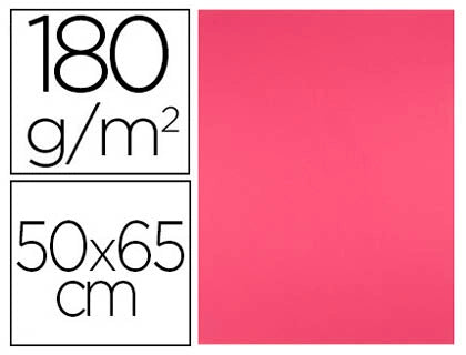 Cartolina 50X65mm 180gr Fucsia Pack 25uni