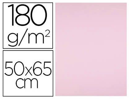Cartolina 50X65mm 180gr Rosa Pack 25uni