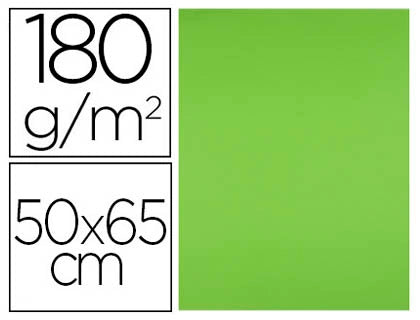 Cartolina 50X65mm 180gr Verde Pistacho Pack 25uni
