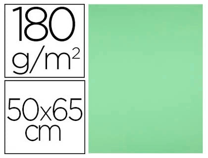 Cartolina 50X65mm 180gr Verde Erva Pack 25uni