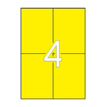 Etiquetas 105x148 Apli 20 Folhas A4 80un Amarelo