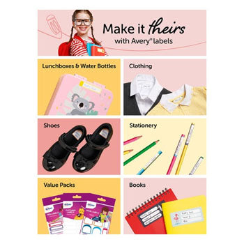 Etiquetas Tecido 45x13mm Avery 36un