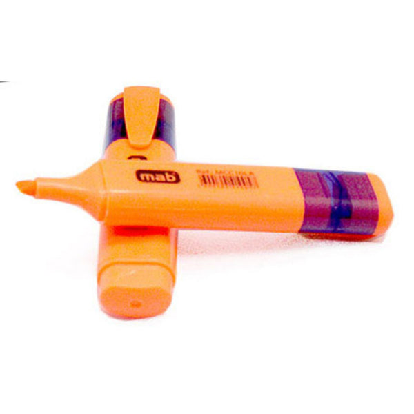 Marcador Fluorescente Laranja