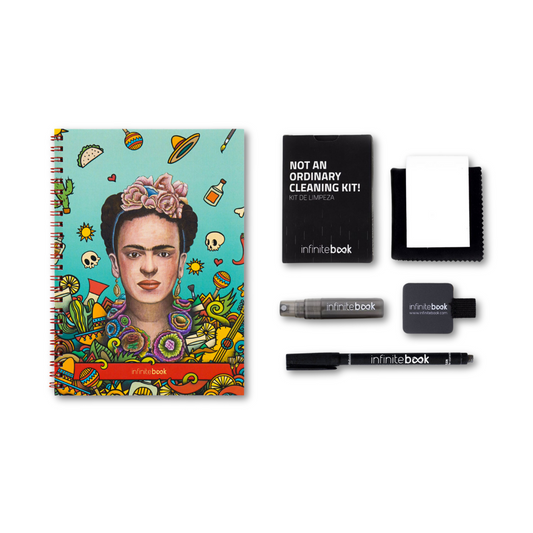 Starter Kit Caderno Infinitebook A5 Frida Kahlo