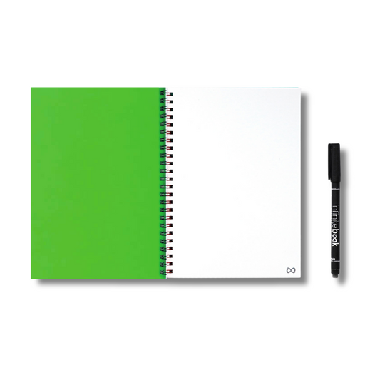 Kit Caderno Infinitebook A5 Verde