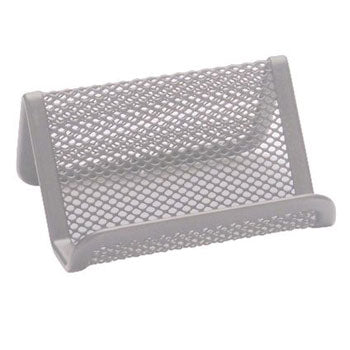 Porta cartoes Tipo Rede Prata