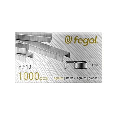 Agrafes Nº10 Fegol Cx.1000 - Pack 5 cx.