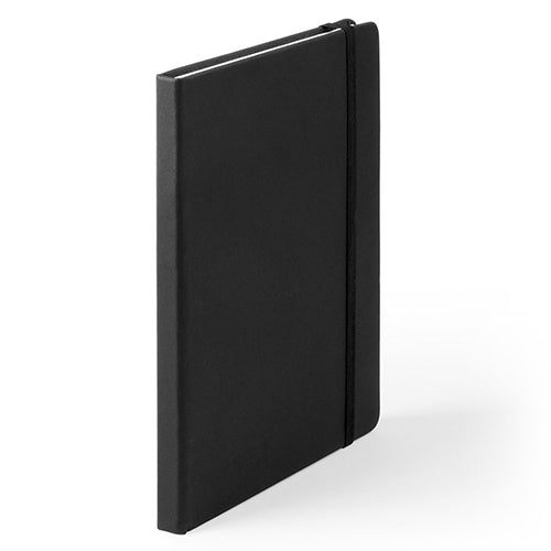 Bloco Notas Capa Dura c/ Elástico 147x210mm 100 Folhas Preto