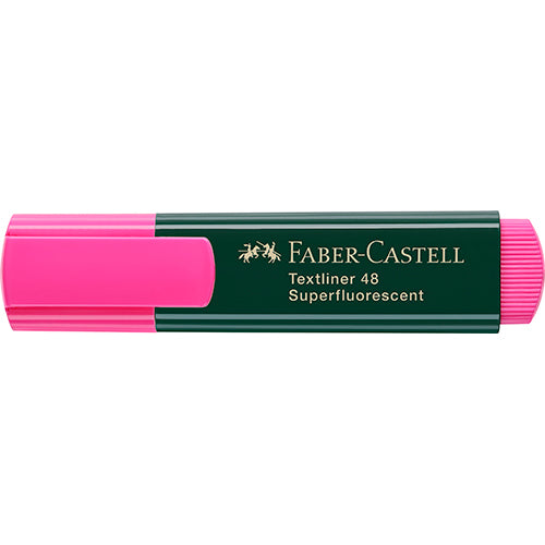 Marcador Fluorescente Faber-Castell 1548 Rosa Pack 10un