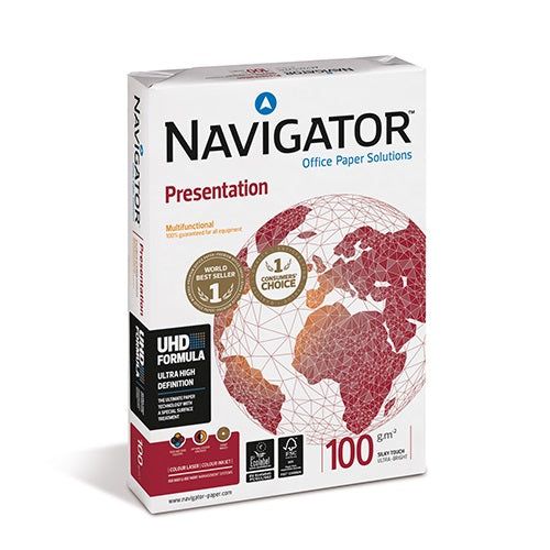 Papel 100gr Fotocopia A4 Navigator Presentation