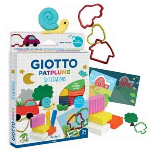 Plasticina Giotto Patplume Kit 3D Creations