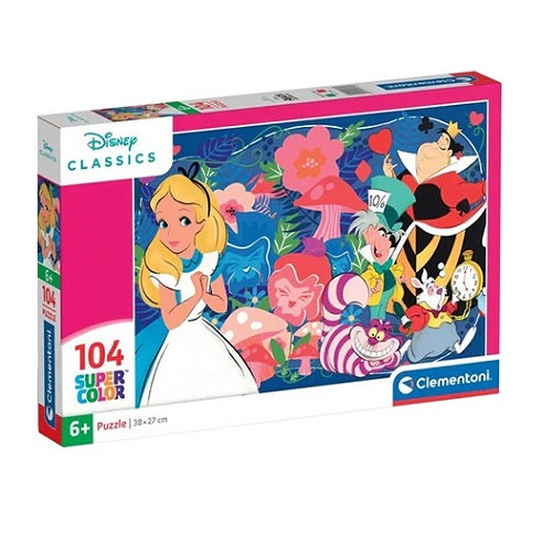 Puzzle Clementoni 104 Peças - Disney Classics Alice