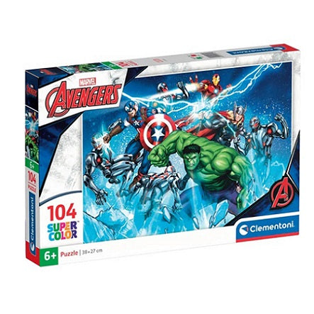 Puzzle Clementoni 104 Peças - Marvel Avengers
