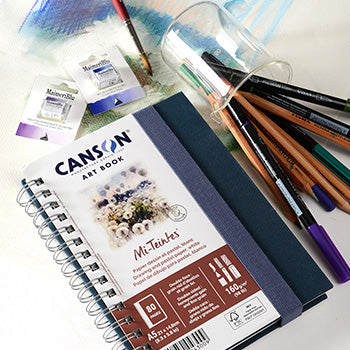 Caderno Canson Artbook Mi-Teintes A5 160gr 80 Folhas