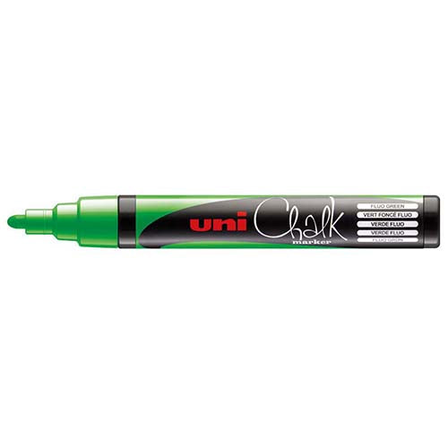 Marcador Giz Líquido Uni Chalk PWE-5M Verde