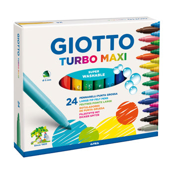 Marcadores Feltro Giotto Jumbo Turbo Maxi F455000 Emb.24