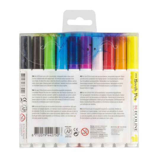 Marcadores Ecoline Brush Pen Talens Bright 11509803