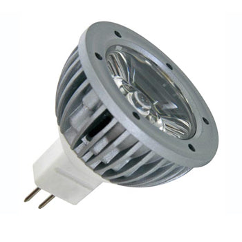 Lampada LED 1W branco frio (6400K) 12VAC/ DC - MR16