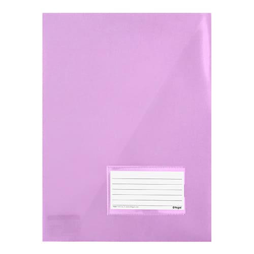 Bolsa Arquivo A4 com Diagonal Visor Violeta