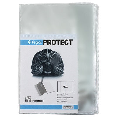Bolsa Protege Cadernos A5 120mic - Pack 5un.