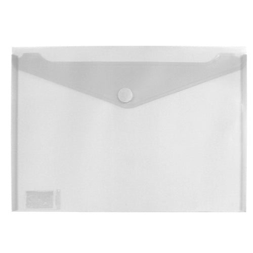 Bolsa Tipo Envelope A4 Com Velcro Transparente
